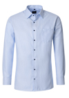 Produktbild f�r 'VENTI Comfort Fit Hemd Langarm Haifischkragen Jersey Stretch Muster hellblau'