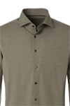 Produktbild f�r 'VENTI Comfort Fit Hemd Langarm Haifischkragen Jersey Stretch oliv'