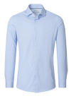 Produktbild f�r 'VENTI Comfort Fit Hemd Langarm Haifischkragen Jersey Stretch Muster blau'