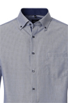 Produktbild f�r 'VENTI Comfort Fit Hemd Langarm Button Down Kragen Muster dunkelblau'