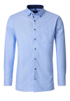 Produktbild f�r 'VENTI Comfort Fit Hemd Langarm Button Down Kragen Muster hellblau'