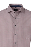 Produktbild f�r 'VENTI Comfort Fit Hemd Langarm New Kent Kragen Muster rot'