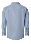 Produktbild f�r 'VENTI Comfort Fit Hemd Langarm New Kent Kragen Muster blau'