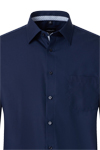 Produktbild f�r 'VENTI Comfort Fit Hemd Langarm New Kent Kragen Popeline nachtblau'