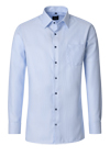 Produktbild f�r 'VENTI Comfort Fit Hemd Langarm New Kent Kragen Struktur hellblau'