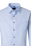 Produktbild f�r 'VENTI Comfort Fit Hemd Langarm New Kent Kragen Struktur hellblau'
