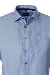 Produktbild f�r 'VENTI Comfort Fit Hemd Langarm New Kent Kragen Struktur mittelblau'
