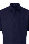 Produktbild f�r 'VENTI Comfort Fit Hemd Halbarm Basic Kent Popeline dunkelblau'