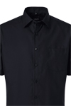Produktbild f�r 'VENTI Comfort Fit Hemd Halbarm Basic Kent Popeline schwarz'