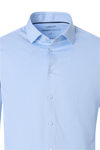Produktbild f�r 'VENTI Body Fit Fit Hemd Langarm Haifischkragen Jersey Stretch Struktur hellblau'