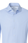 Produktbild f�r 'VENTI Body Fit Hemd Langarm Haifischkragen Jersey Stretch Muster blau'