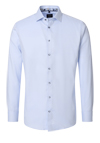 Produktbild f�r 'VENTI Modern Fit Hemd super langer Arm New Kent Kragen Struktur hellblau'
