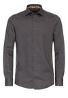 Produktbild fr 'VENTI Modern Fit Hemd Langarm New Kent Kragen Muster braun'