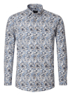 Produktbild fr 'VENTI Modern Fit Hemd Langarm New Kent Kragen Blumenmuster blau'