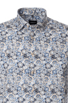 Produktbild fr 'VENTI Modern Fit Hemd Langarm New Kent Kragen Blumenmuster blau'