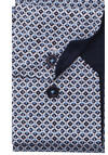 Produktbild fr 'VENTI Modern Fit Hemd Langarm Haifischkragen Muster blau'