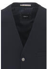 Produktbild fr 'VENTI Anzugwest ohne Arm geknpft Pattentaschen Jersey Struktur navy'