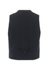 Produktbild fr 'VENTI Anzugwest ohne Arm geknpft Pattentaschen Jersey Struktur navy'