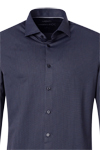 Produktbild f�r 'VENTI Modern Fit Hemd Langarm Haifischkragen Jerseyflex Stretch Muster blau'