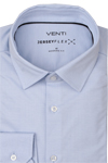 Produktbild f�r 'VENTI Modern Fit Hemd Langarm New Kent Kragen Jerseyflex Muster hellblau'