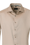 Produktbild f�r 'VENTI Modern Fit Hemd Langarm New Kent Kragen Natte hellblraun'