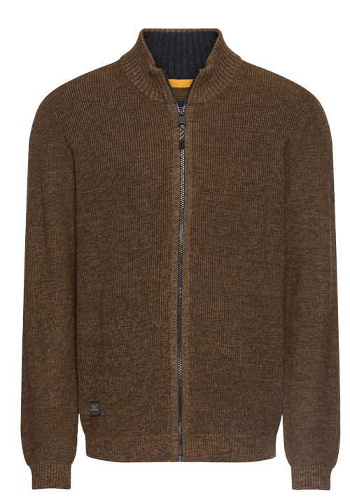 CAMEL ACTIVE Strickjacke Langarm Strick braun