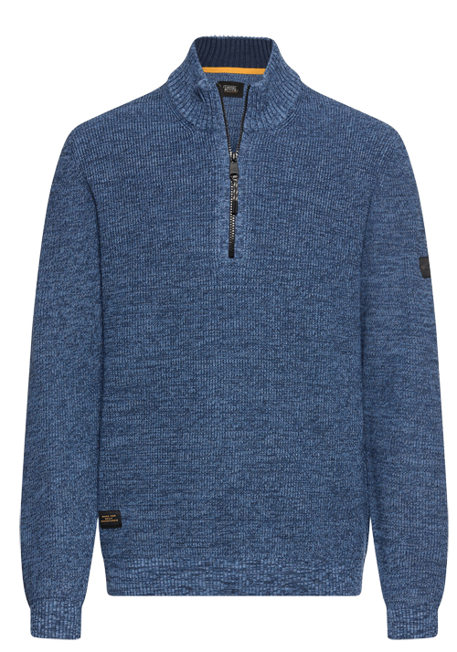 CAMEL ACTIVE Troyer Langarm Strick rauchblau