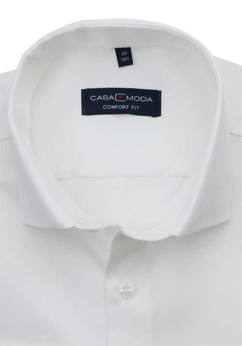 CASAMODA Comfort Fit Hemd extra langer Arm Haifischkragen beige