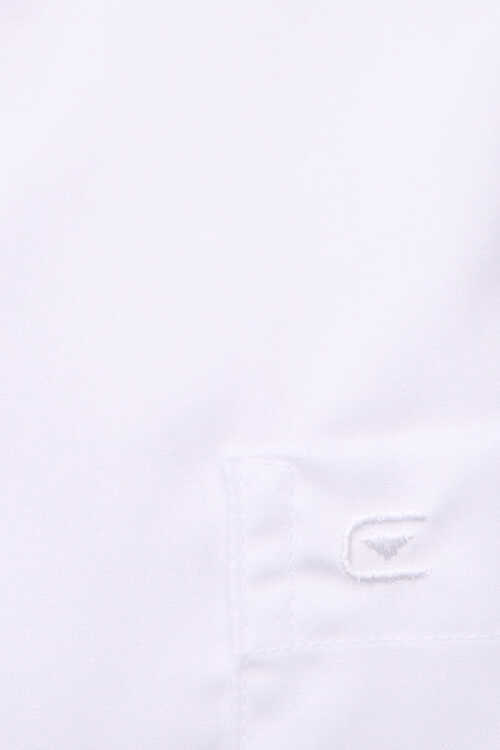 CASAMODA Comfort Fit Hemd super langer Arm Haifischkragen weiß