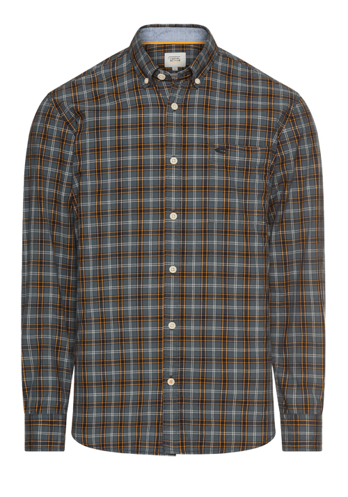 Camel Active Herren Flanell Overshirt Im Karomuster – Urbaner Casual-Look Mit Brusttaschen