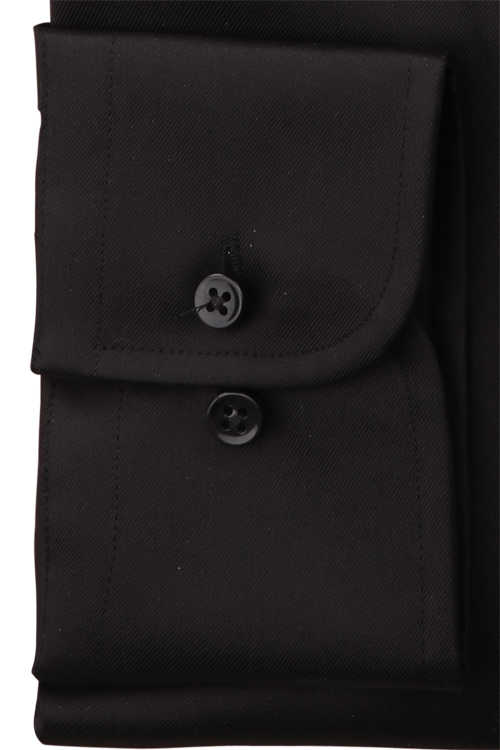 ETERNA Comfort Fit 1863 Hemd Halbarm mit Brusttasche Oxford schwarz