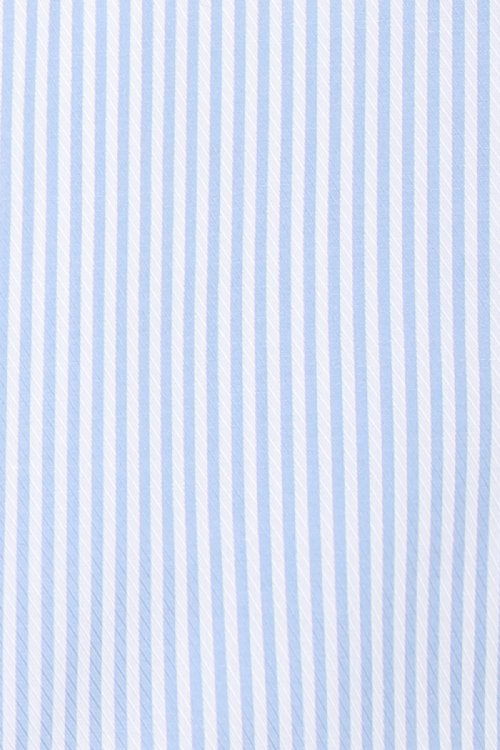 ETERNA Slim Fit Hemd extra langer Arm New Kent Kragen Patch Streifen hellblau