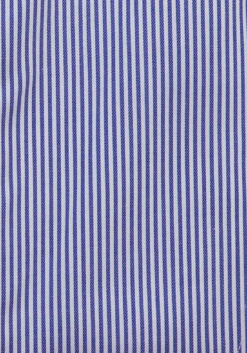 ETERNA Modern Fit 1863 Hemd Langarm Haifischkragen Streifen dunkelblau