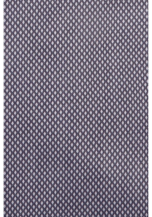 ETERNA Modern Fit Hemd super langer Arm New Kent Kragen Muster blau
