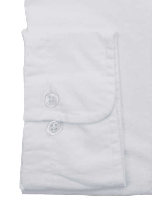 GANT Slim Fit Hemd Langarm geknpft Logo-Detail wei