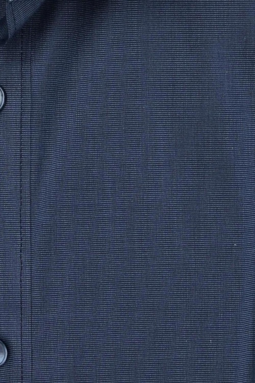 OLYMP No. Six super slim Hemd Langarm New Kent Kragen nachtblau