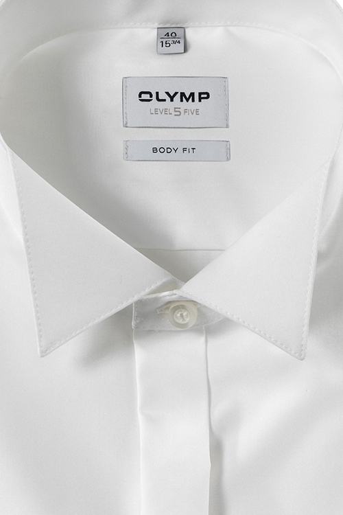 OLYMP Level Five body fit Langarm Galahemd Stretch beige