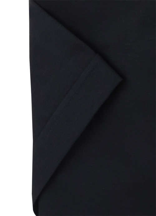 OLYMP Luxor 24/Seven modern fit Hemd Halbarm Jersey Stretch schwarz