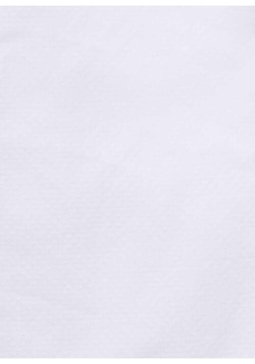 REDMOND Slim Fit Hemd Langarm extra soft New Kent Kragen Struktur wei