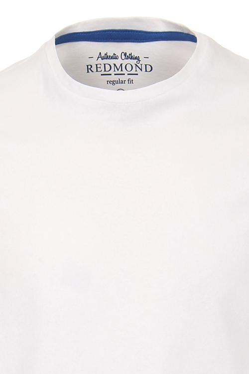 REDMOND T-Shirt Kurzarm Rundhals wei