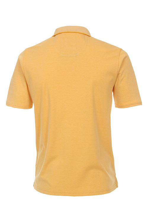 REDMOND Polo Shirt Hemdkragen Kurzarm Brusttasche Uni gelb