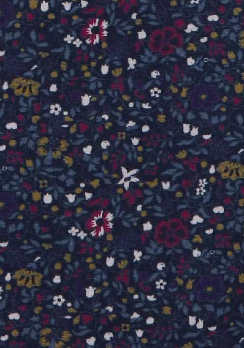 SEIDENSTICKER Tailored Hemd Langarm New Kent Kragen Muster lila