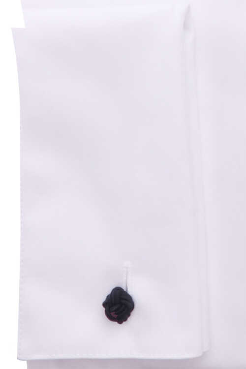 SEIDENSTICKER Modern Galahemd Langarm Klppchen Kragen Popeline wei