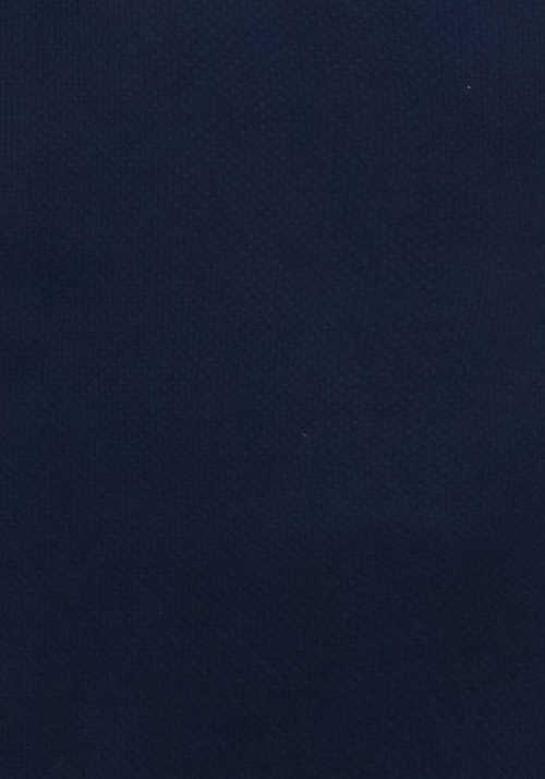 SEIDENSTICKER Slim Hemd Langarm New Kent Kragen Struktur nachtblau