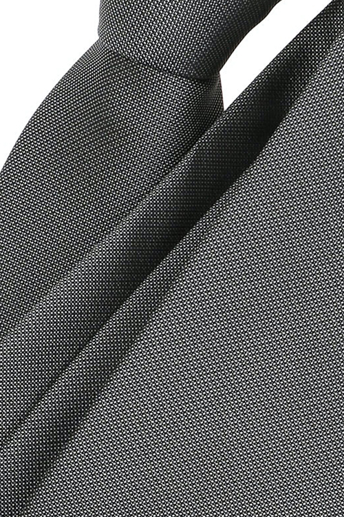VENTI Krawatte aus Seide und Polyester 6 cm breit grau