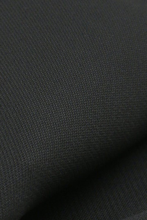 VENTI Einstecktuch aus Seide und Polyester schwarz