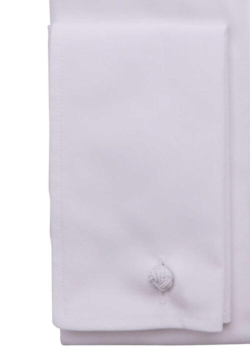 VAN LAACK Slim Fit Hemd RIVARA Langarm Haifischkragen wei